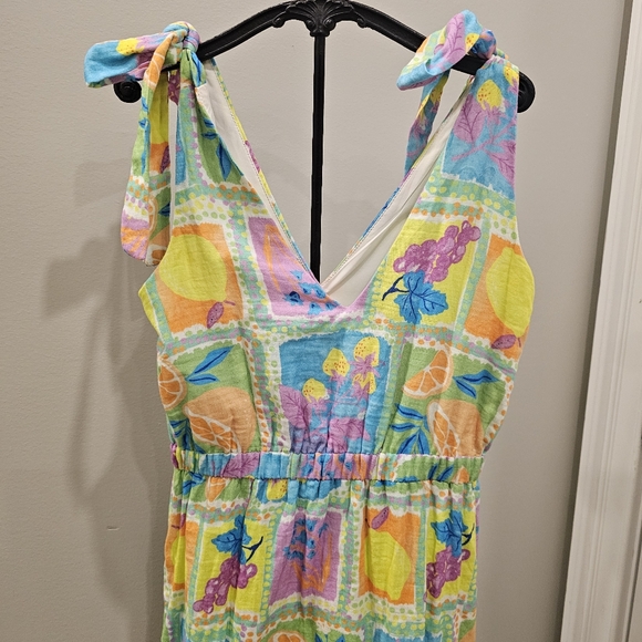 Sadie & Sage Mimosa Shoulder Tie Maxi Dress XS - Picture 7 of 12